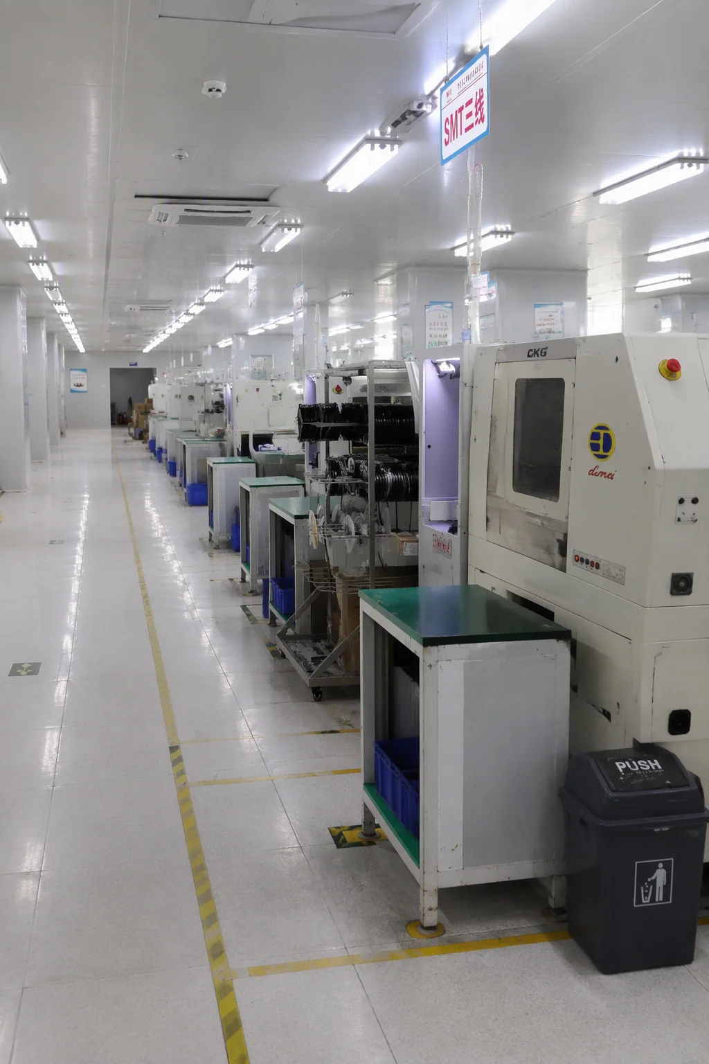Production hall at the GEOLiNK Shenzhen plant