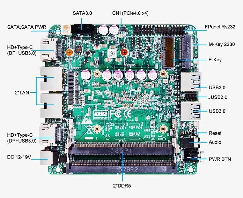 ar200ca industrial motherboard view 3