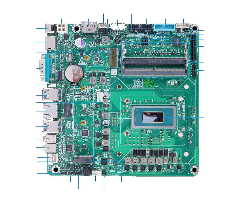 tim800b industrial motherboard view 2