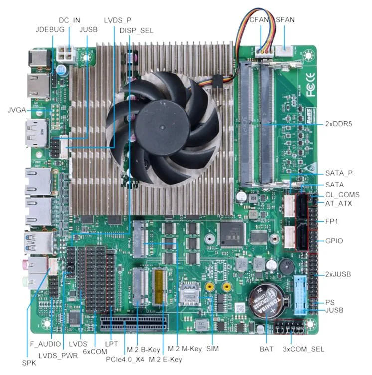 top800b industrial motherboard view 4